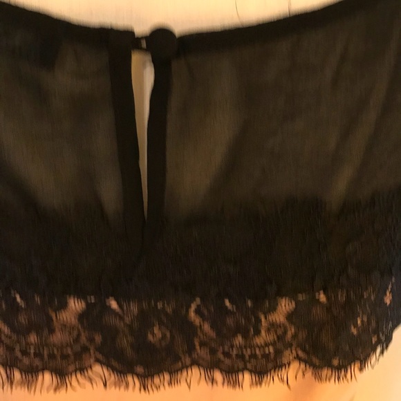 Forever 21 dress blush with black lace. Medium - Picture 3 of 4